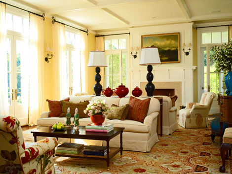 Interior Design by Jennifer Garrigues, from Traditional Home